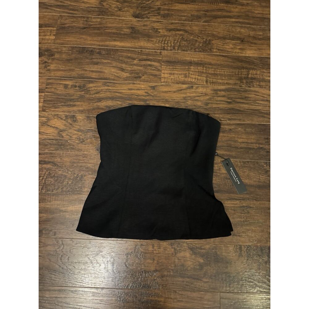 Woman’s New Emerson Land Strapless Black Top Size M